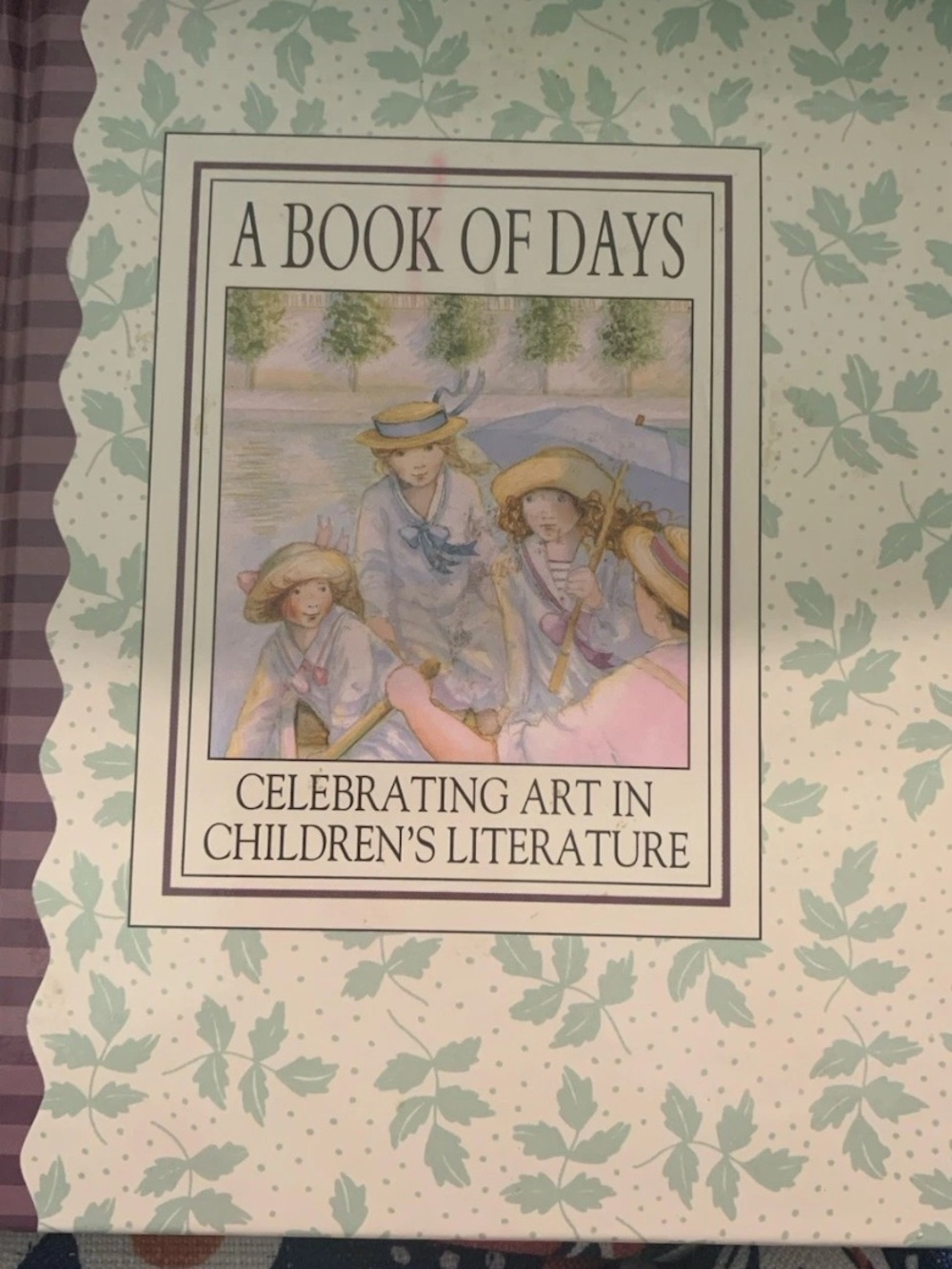 Vtg Harry N Abrams A Book Of Days Children’s Literature Art Perpetual Journal